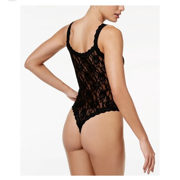 Hanky Panky After Midnight Collection Lace-Up Lace Bodysuit - Picture 3 of 10